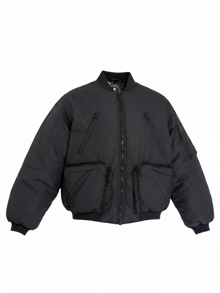 Save The Duck Usher Bomberjacket Black Medium Nwt Oversizedeco Puffer Streetwear